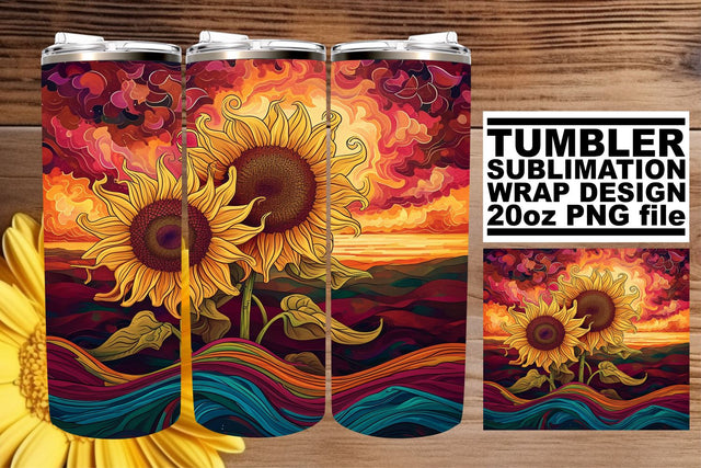 Vintage Floral Symphony: Sublimation 20oz Tumbler Wrap Sublimation afrosvg 