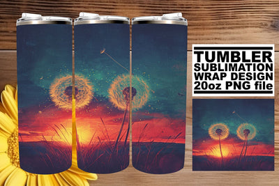 Vintage Floral Wonderland: Sublimation 20oz Tumbler Wrap Sublimation afrosvg 
