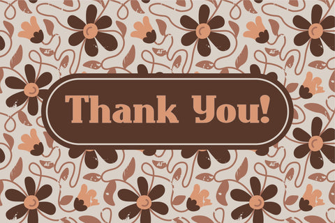 Vintage Flowers Seamless Pattern Digital Pattern Rin Green 