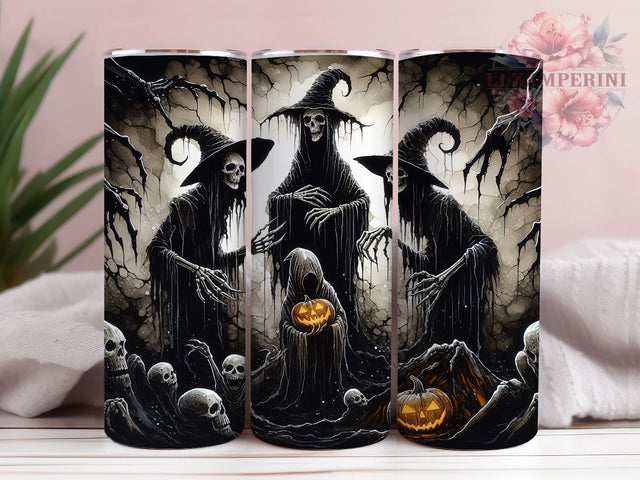 Vintage Ghost Retro Halloween Tumbler, Retro Witches Wrap, Classic Haunted Sublimation, Old School Halloween Drinkware, Spooky Nostalgic Ghost Cup, Gothic Vintage Tumbler, Antique Halloween Wrap Sublimation Li Zamperini 