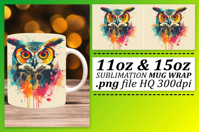 Vintage Glamour Creatures Mug Wrap Sublimation afrosvg 