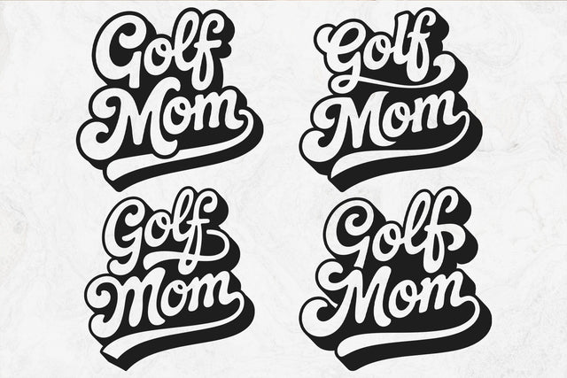 Vintage Golf Mom Life Svg Png,, Cricut Silhouette Files, Golf Fan, Youth Sports svg SVG DesignDestine 