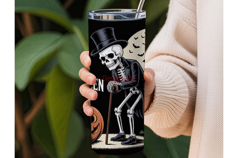 Vintage Halloween 20oz Tumbler Wrap Sublimation DesignSVG 