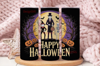 Vintage Halloween 20oz Tumbler Wrap Sublimation DesignSVG 