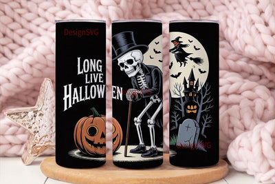 Vintage Halloween 20oz Tumbler Wrap Sublimation DesignSVG 