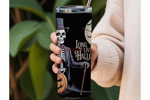 Vintage Halloween 20oz Tumbler Wrap Sublimation DesignSVG 