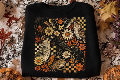 Vintage Halloween Animal PNG Design SVG DesignDestine 