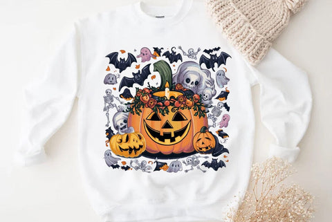 Vintage Halloween Bundle, Halloween Quotes T-shirt SVG FiveStarCrafting 
