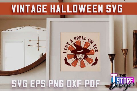 Vintage Halloween Bundle | Spooky Season | Halloween Sign | SVG Files SVG The T Store Design 
