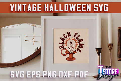 Vintage Halloween Bundle | Spooky Season | Halloween Sign | SVG Files SVG The T Store Design 