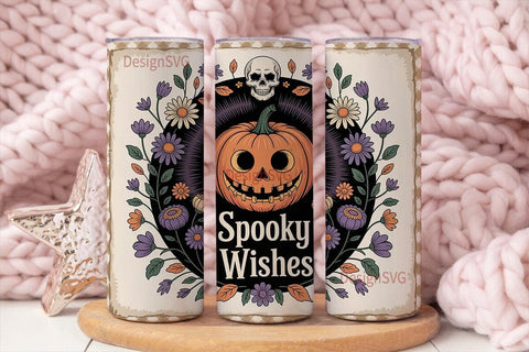 Vintage Halloween Pumpkin 20oz Tumbler Sublimation DesignSVG 