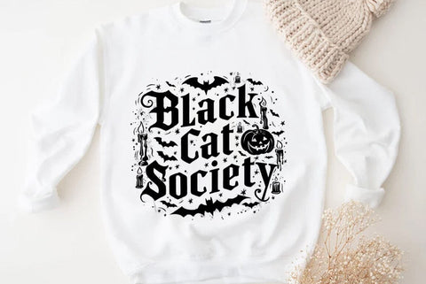 Vintage Halloween Quote Cat Sublimation, Halloween T-shirt SVG FiveStarCrafting 