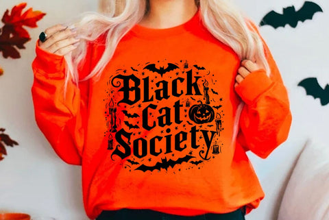 Vintage Halloween Quote Cat Sublimation, Halloween T-shirt SVG FiveStarCrafting 