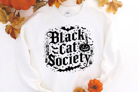 Vintage Halloween Quote Cat Sublimation, Halloween T-shirt SVG FiveStarCrafting 