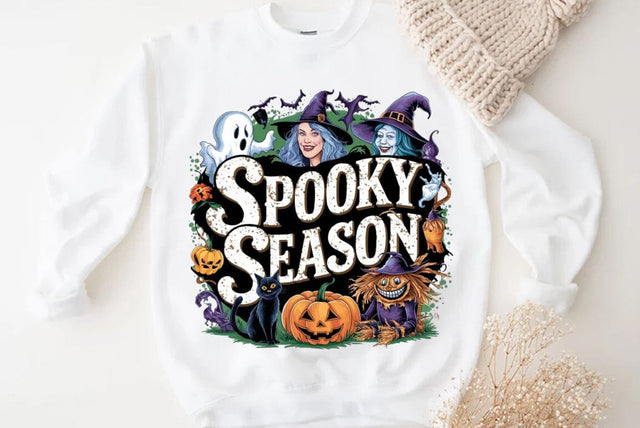 Vintage Halloween Quote Sublimation, Halloween Spooky Season T-shirt SVG FiveStarCrafting 