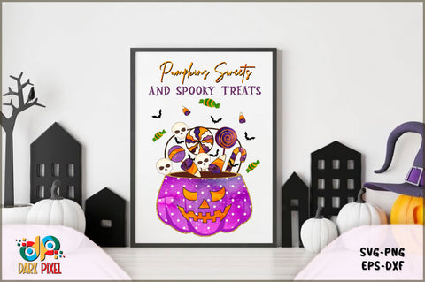 Vintage Halloween Sign Bundle Sublimation Shetara Begum 