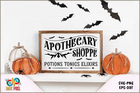 Vintage Halloween Sign SVG Bundle SVG Shetara Begum 