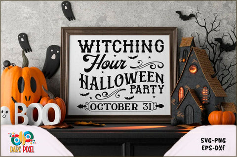 Vintage Halloween Sign SVG Bundle SVG Shetara Begum 