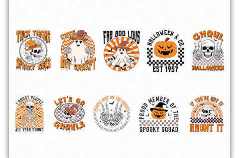 Vintage Halloween Sublimation Bundle Sublimation Shetara Begum 