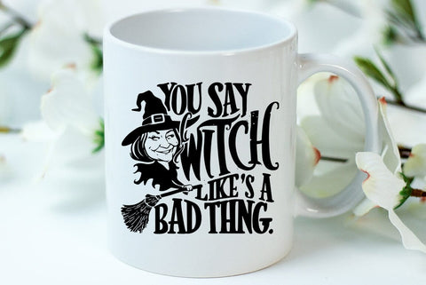 Vintage Halloween Witch SVG PNG, Halloween Illustration SVG FiveStarCrafting 