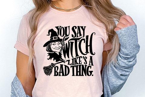 Vintage Halloween Witch SVG PNG, Halloween Illustration SVG FiveStarCrafting 