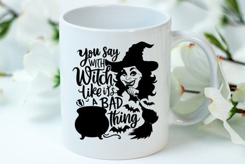 Vintage Halloween Witch SVG PNG, Halloween Quote Design SVG FiveStarCrafting 