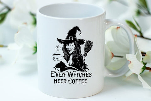 Vintage Halloween Witch SVG PNG, Halloween Saying SVG FiveStarCrafting 