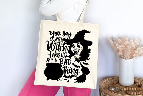 Vintage Halloween Witch SVG PNG Set SVG FiveStarCrafting 