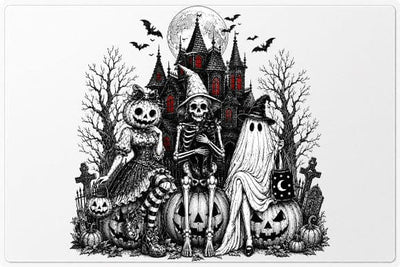 Vintage Haunted House Halloween PNG Digital Download SVG BillahCrafts 