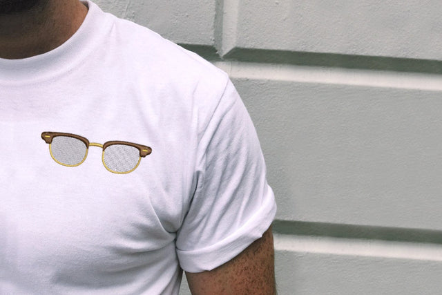 Vintage Horn Rim Glasses Embroidery Embroidery/Applique DESIGNS Designed by Geeks 