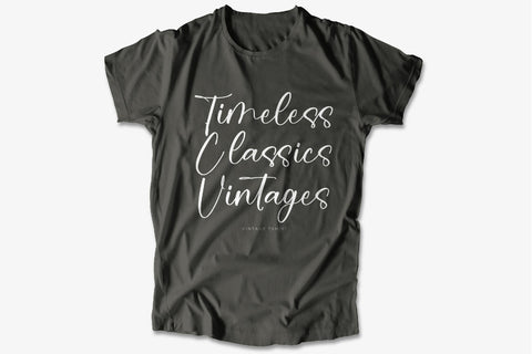 Vintage Hosters - Simple Handwritten Font Font Letterena Studios 