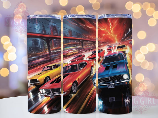 Vintage Hot Rod Car Lover Tumbler, Hot Rod Present, Car Enthusiast Cup, Vintage Auto Design, Muscle Car Lover, Auto Collector Gift, Car Show Tumbler Sublimation SvggirlplusArt 