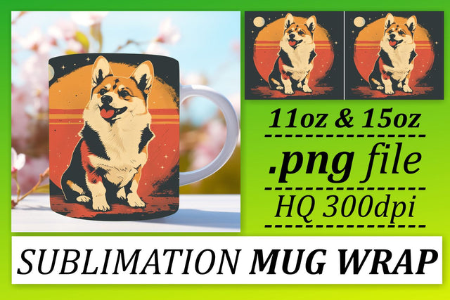 Vintage Inspired Wildlife Mug Design Sublimation afrosvg 