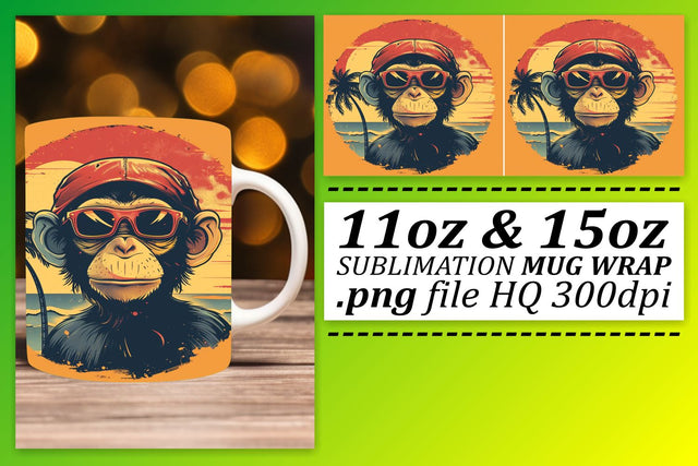 Vintage-Inspired Wildlife Wrap Sublimation Sublimation afrosvg 