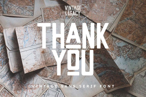 Vintage Legacy – Bold Modular Sans Serif Font with Retro Vibes Font Masyafi Studio 