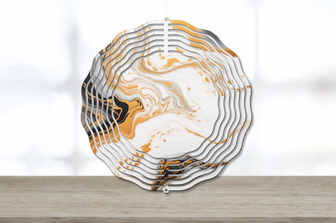 Vintage Marbled Wind Spinner Bundle Sublimation Regulrcrative 