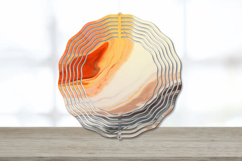 Vintage Marbled Wind Spinner Bundle Sublimation Regulrcrative 