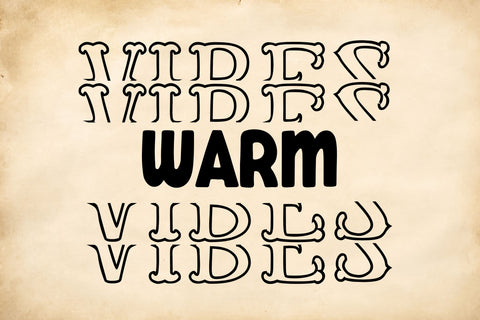 Vintage Monogram Stacked Font Dm Letter Studio 