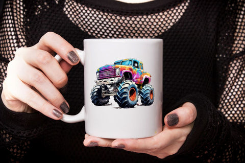 Vintage Monster Truck Sublimation Bundle Sublimation Designangry 