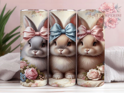 Vintage Nostalgic Easter Bunny Tumbler, Easter Bunny Tumbler, Nostalgic Bunny Wrap, Whimsical Easter Wrap, Retro Bunny Wrap, Sublimation Design, Trendy Gift Idea Sublimation Li Zamperini 