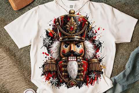 Vintage Nutcracker Christmas PNG Design SVG DesignDestine 
