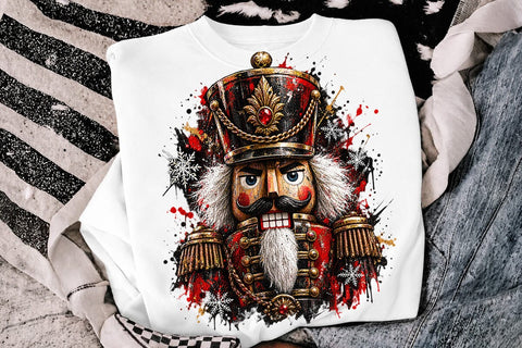 Vintage Nutcracker Christmas PNG Design SVG DesignDestine 