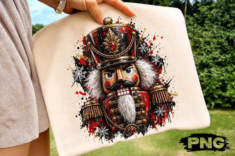 Vintage Nutcracker Christmas PNG Design SVG DesignDestine 