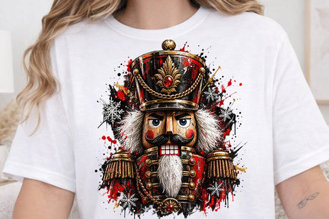 Vintage Nutcracker Christmas PNG Design SVG DesignDestine 