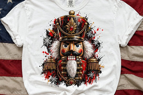 Vintage Nutcracker Christmas PNG Design SVG DesignDestine 