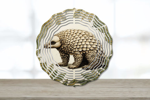 Vintage Pangolin Wind Spinner Sublimation Regulrcrative 