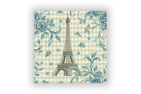 Vintage Parisian Pattern Pack, French Chic Seamless Designs, Scrapbooking & Printable Crafts Digital Pattern FloridPrintables 