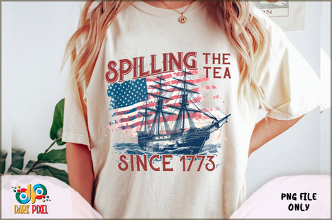 Vintage Patriotic 4th of July PNG Bundle Sublimation Shetara Begum 