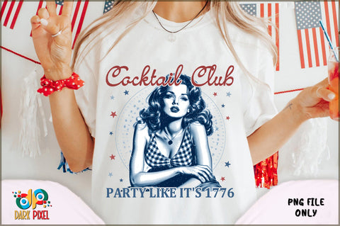 Vintage Patriotic 4th of July PNG Bundle Sublimation Shetara Begum 