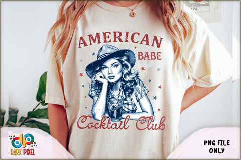 Vintage Patriotic 4th of July PNG Bundle Sublimation Shetara Begum 